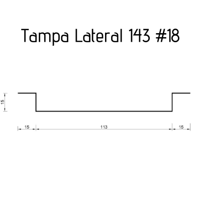 Tampa Lateral 143 #18 - 3 metros