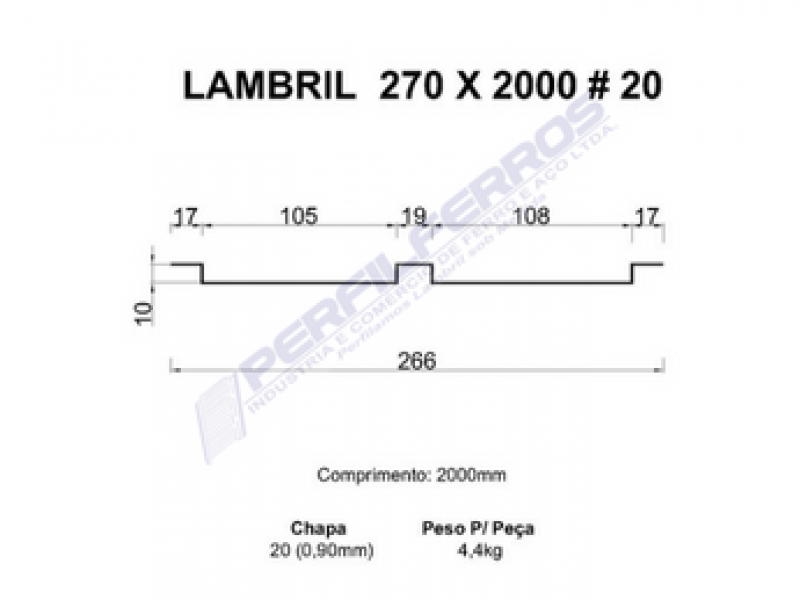 Lambril 270 x 2000 #20