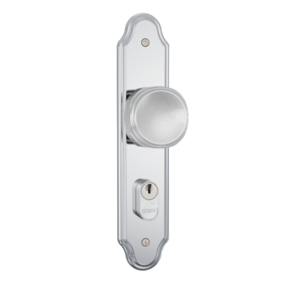 Fechadura Stam 803/02 Caixa Larga Maçaneta Bola - Espelho Inox