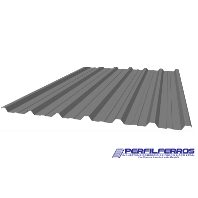 Telha Galvalume Trapézio Baixo A25 - Sob Medida